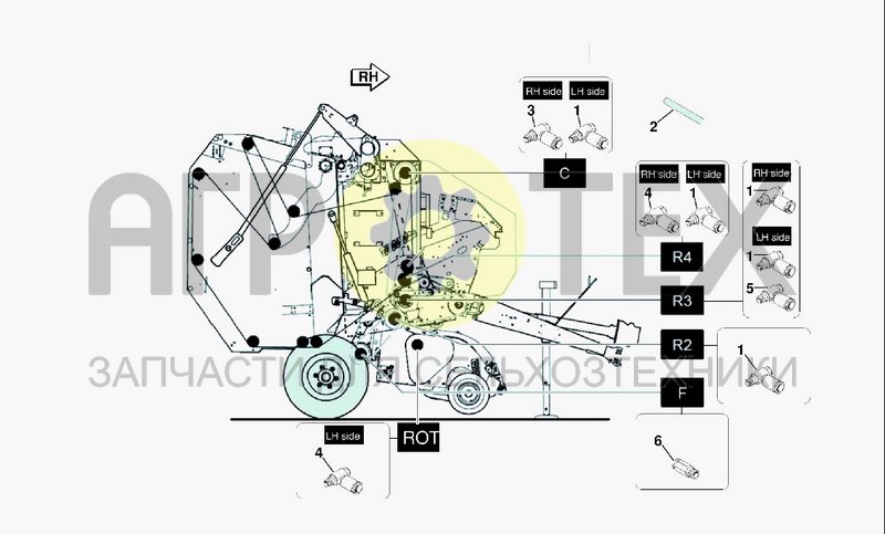 Чертеж AUTOMATIC LUBRICATION