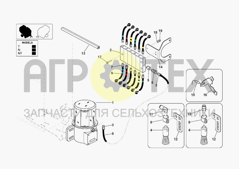 Чертеж AUTOMATIC LUBRICATION