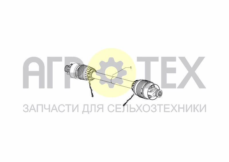 Чертеж PTO SHAFT