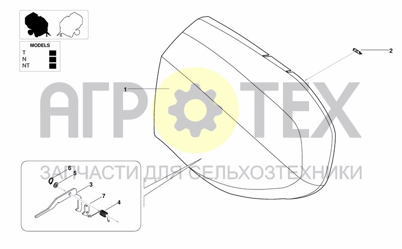 Чертеж FIXED SIDE COVERS