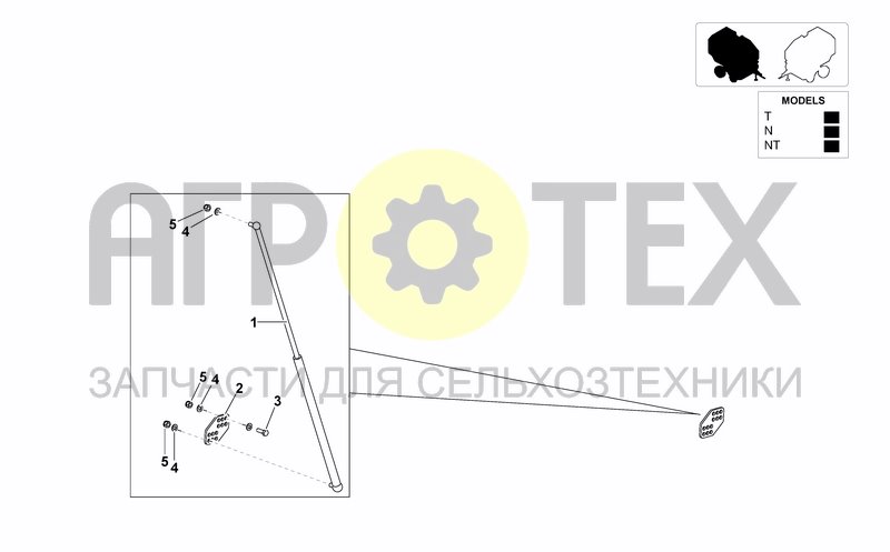 Чертеж PARTS FOR FIXED SIDE COVERS