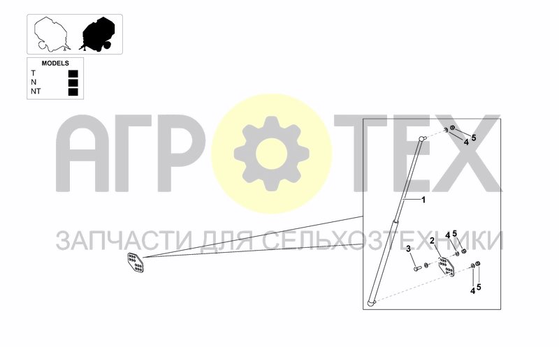 Чертеж PARTS FOR FIXED SIDE COVERS