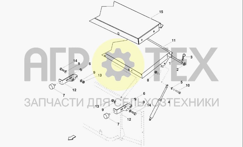 Чертеж PARTS FOR SIDE GUARDS