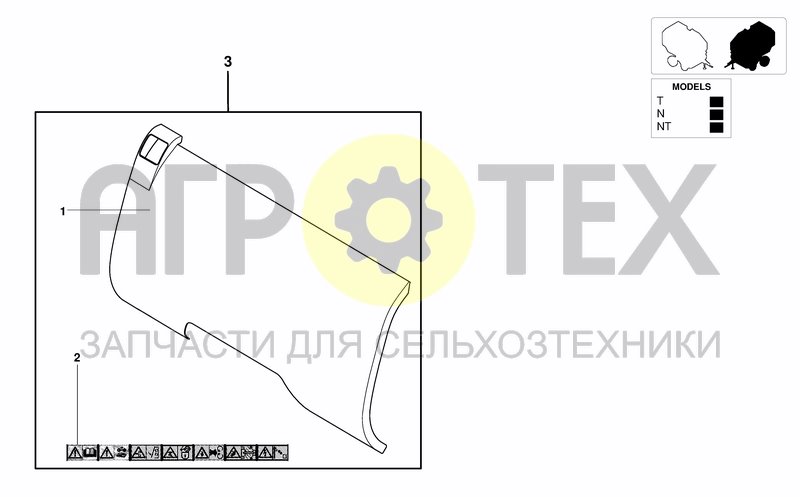 Чертеж FIXED SIDE COVERS