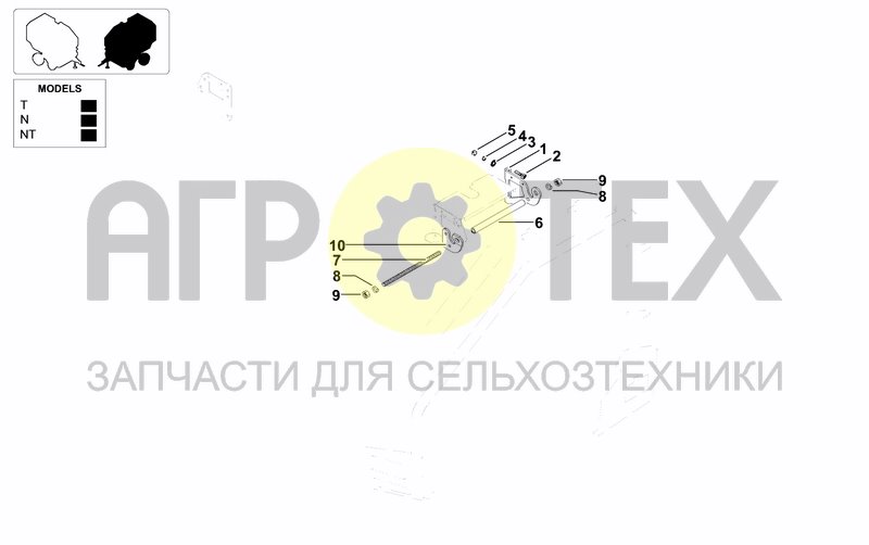 Чертеж BONNET HINGE FIXED