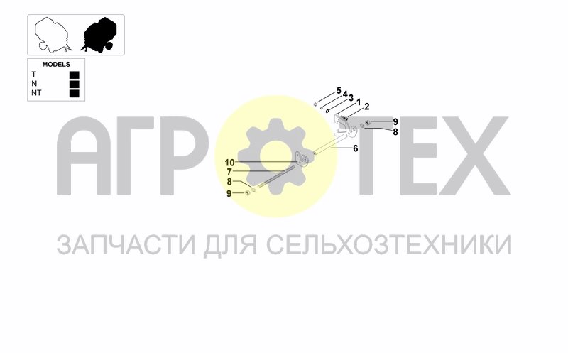 Чертеж BONNET HINGE FIXED