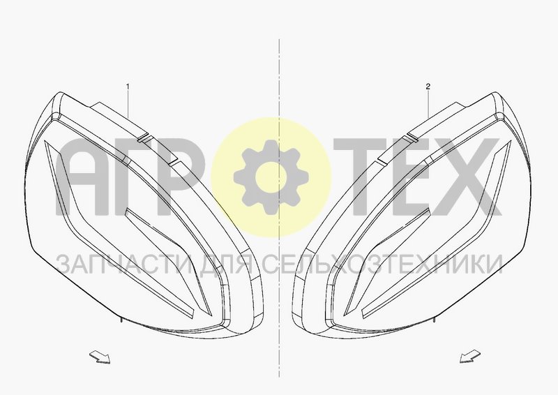 Чертеж SIDE SHIELDS