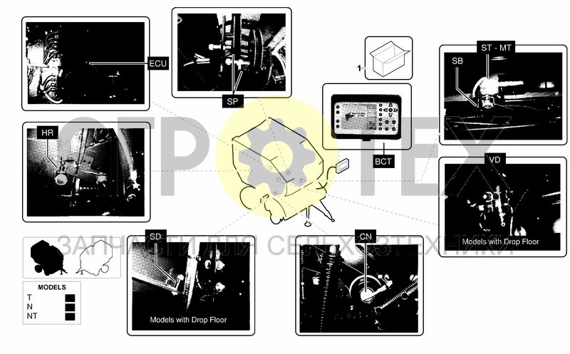 Чертеж GENERIC ELECTRIC SYSTEM - RV 4100 R & RV 4200 R SE