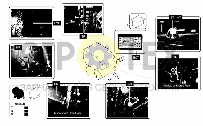 Чертеж GENERIC ELECTRIC SYSTEM - RV 4100 R & RV 4200 R SE