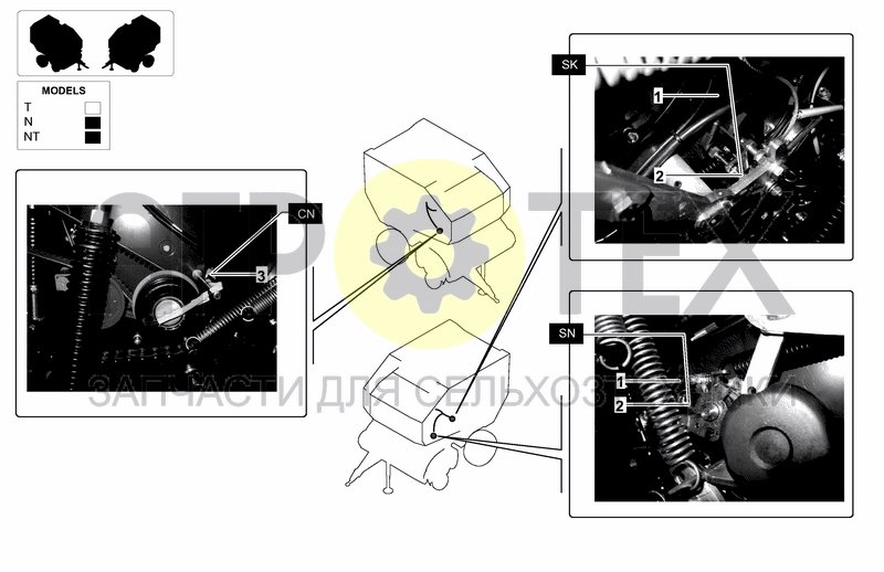 Чертеж ELECTRIC SYSTEM FOR NET BINDING UNIT