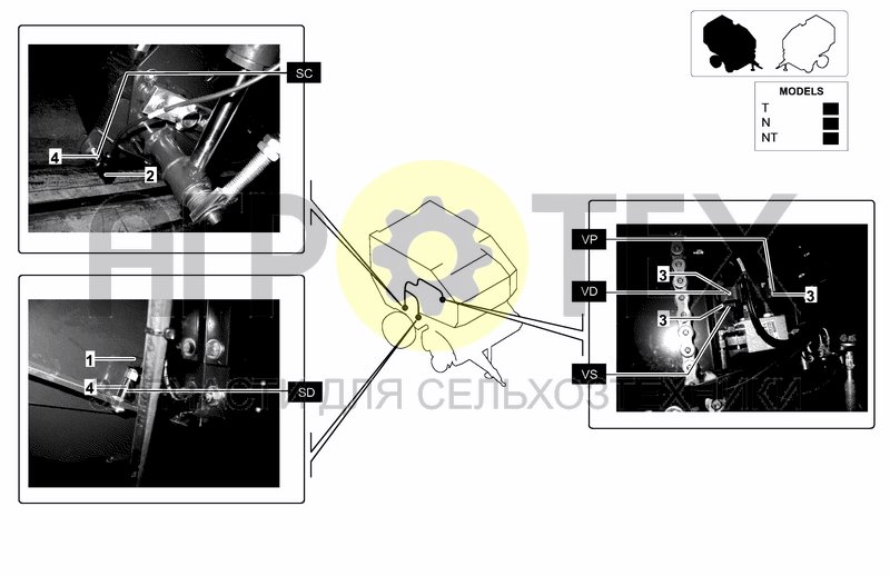 Чертеж CUTTER DEVICE SC14