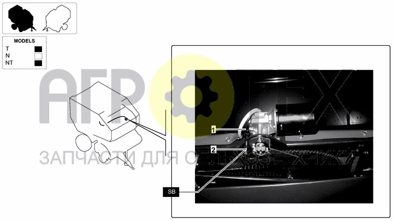 Чертеж ELECTRIC SYSTEM FOR TWINE BINDING UNIT