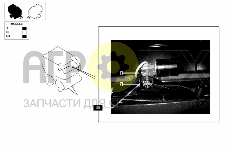 Чертеж ELECTRIC SYSTEM FOR TWINE BINDING UNIT