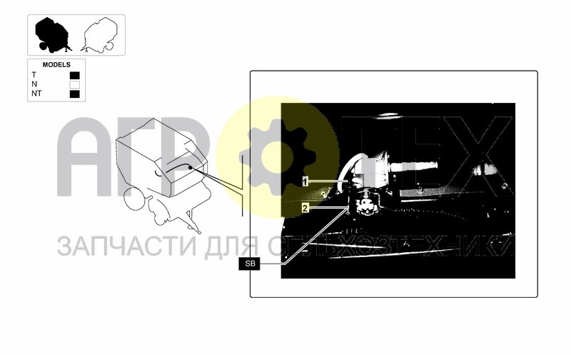 Чертеж ELECTRIC SYSTEM FOR TWINE BINDING UNIT