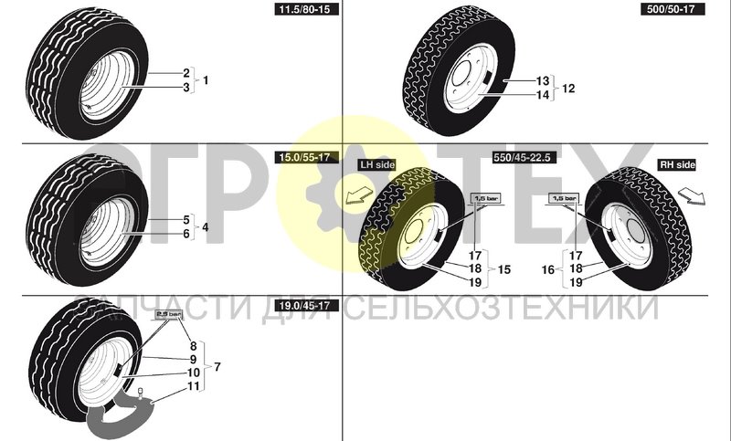 Чертеж COMPLETE WHEELS