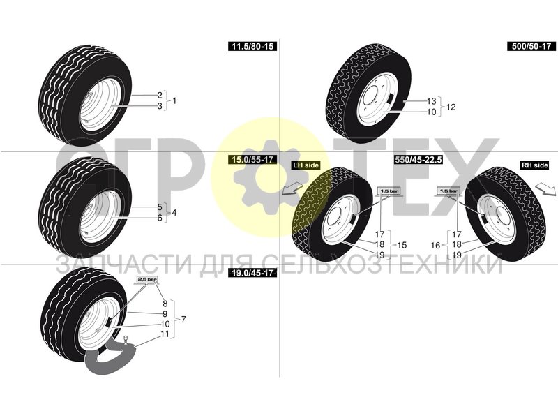 Чертеж COMPLETE WHEELS