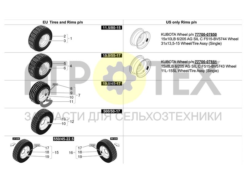 Чертеж COMPLETE WHEELS