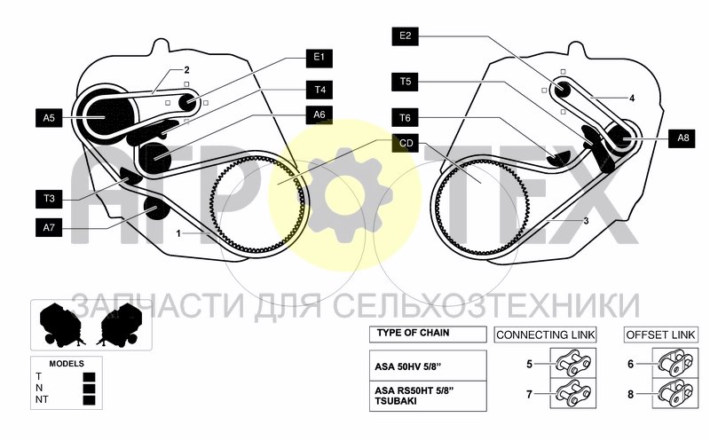 Чертеж PICKUP TRANSMISSION