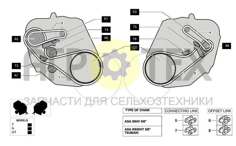 Чертеж PICKUP TRANSMISSION