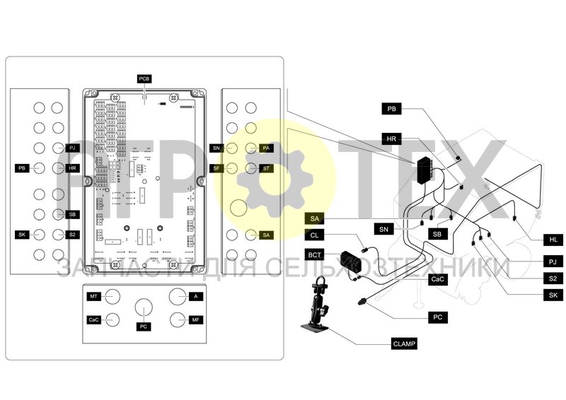 Чертеж ELECTRICAL SYSTEM