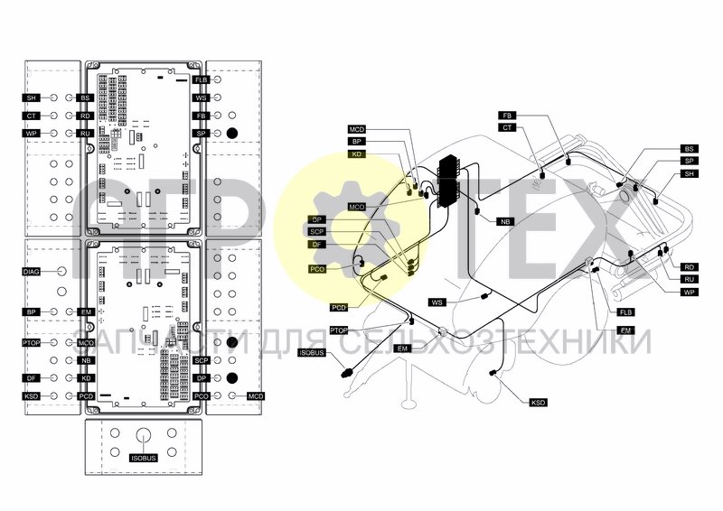 Чертеж ELECTRICAL SYSTEM