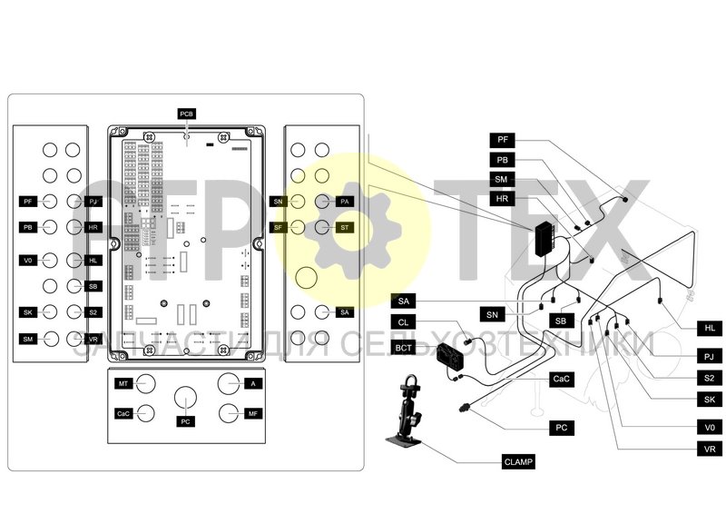 Чертеж ELECTRICAL SYSTEM