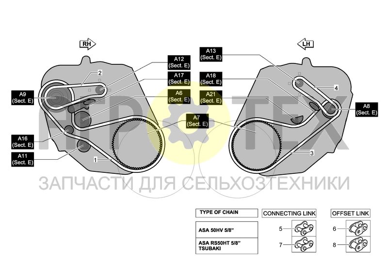 Чертеж PICKUP TRANSMISSION