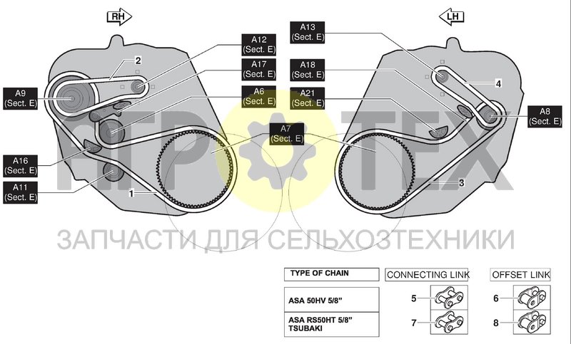 Чертеж PICKUP TRANSMISSION