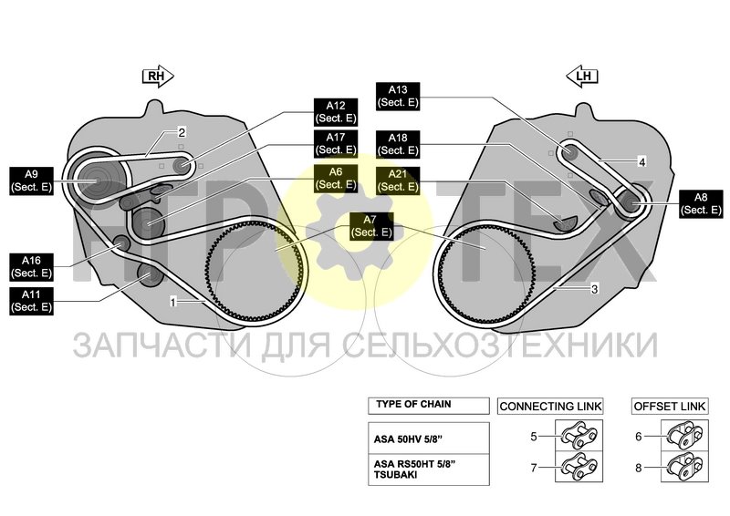 Чертеж PICKUP TRANSMISSION