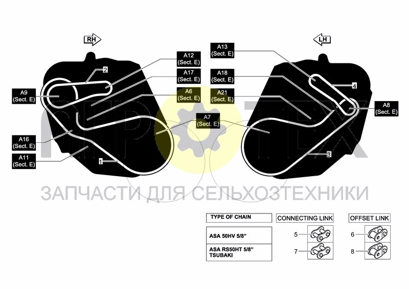 Чертеж PICKUP TRANSMISSION