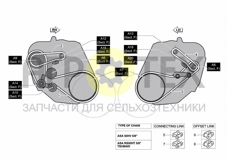 Чертеж PICKUP TRANSMISSION