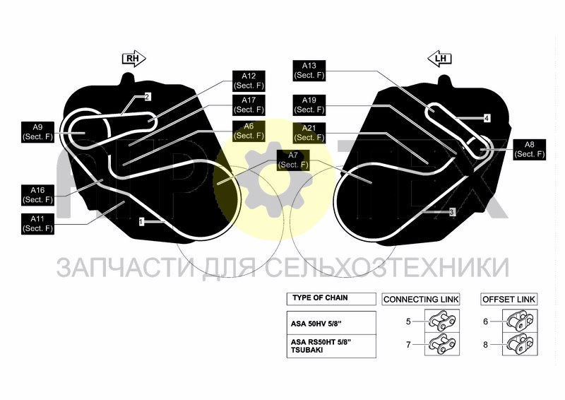 Чертеж PICKUP TRANSMISSION