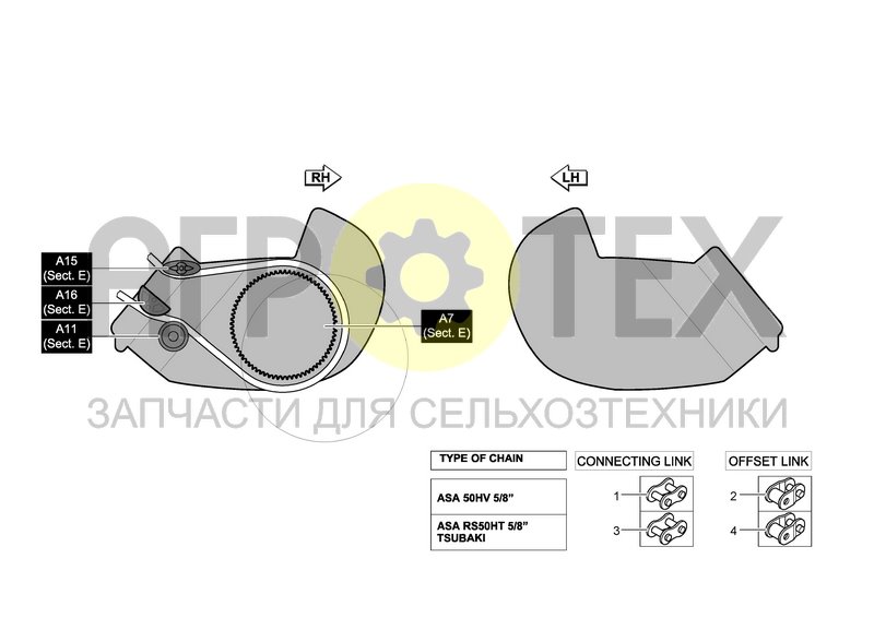 Чертеж PICKUP TRANSMISSION