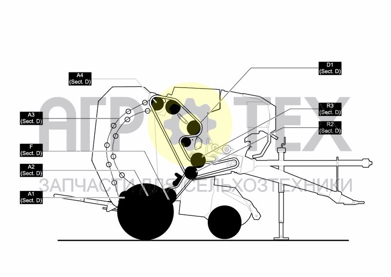 Чертеж ROLLER DIAGRAM