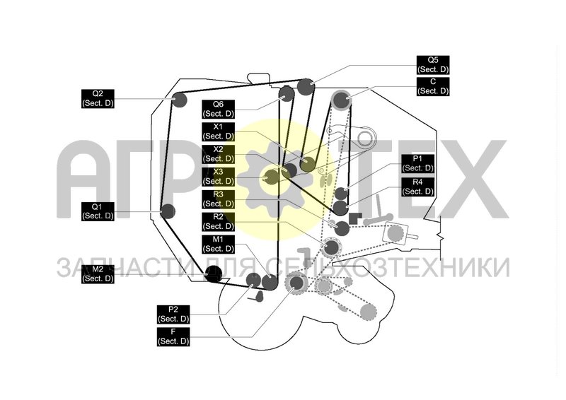 Чертеж ROLLERS LAYOUT