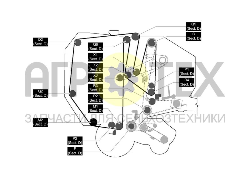 Чертеж ROLLERS LAYOUT