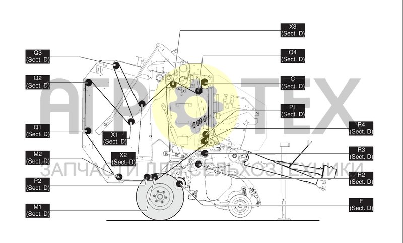 Чертеж ROLLERS DIAGRAM