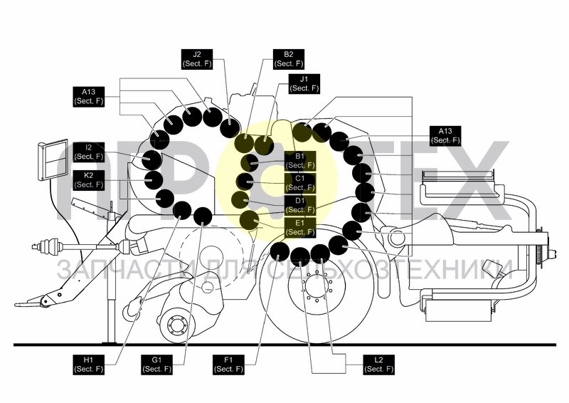 Чертеж ROLLERS LAYOUT