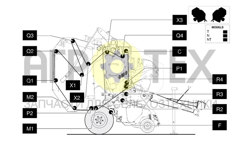 Чертеж ROLLERS DIAGRAM