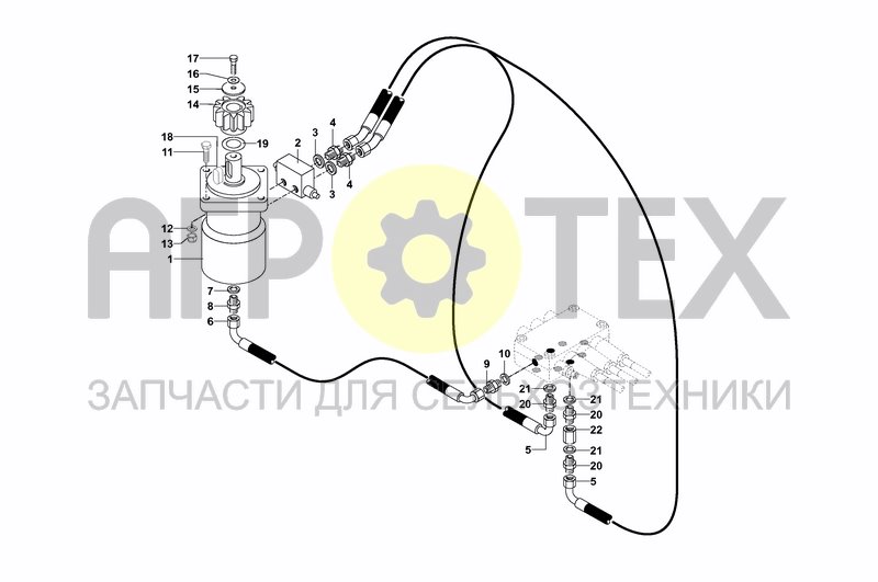 Чертеж HYDRAULIC SYSTEM