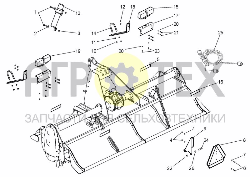 Чертеж SMV PLATE, LIGHT KIT & MANUAL CASE (ONLY FOR USA)