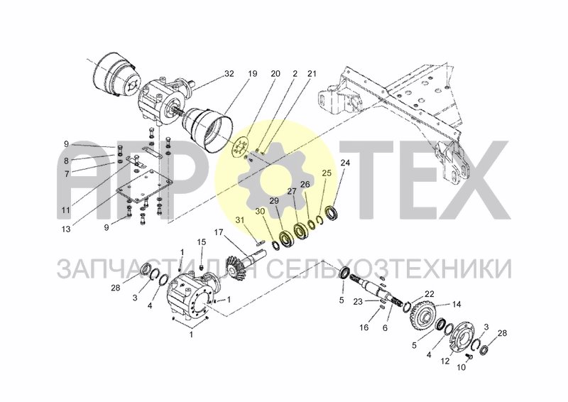 Чертеж GEARBOX