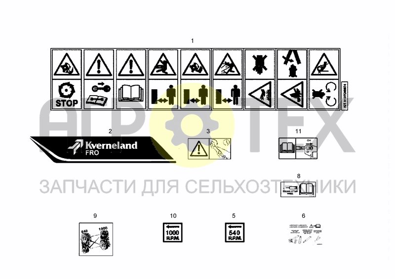 Чертеж SAFETY DECALS