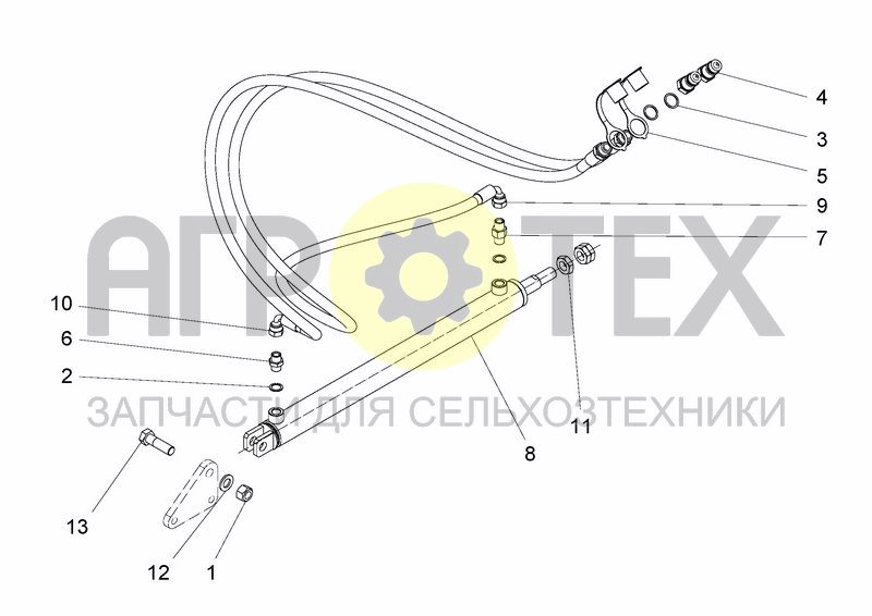 Чертеж HYDRAULIC SYSTEM