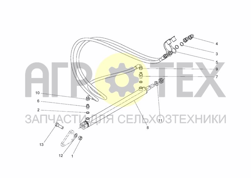 Чертеж HYDRAULIC SYSTEM