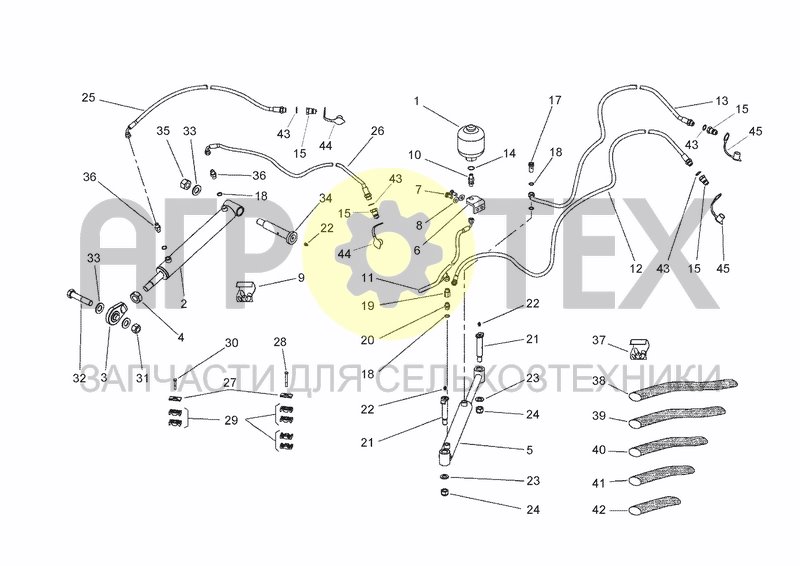 Чертеж HYDRAULIC SYSTEM