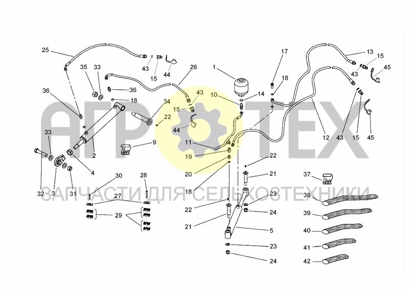 Чертеж HYDRAULIC SYSTEM