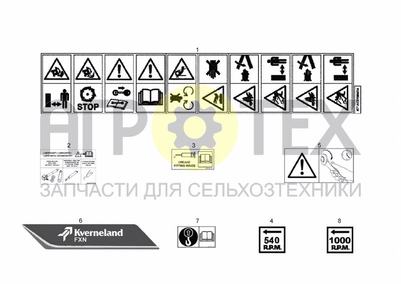 Чертеж SAFETY DECALS