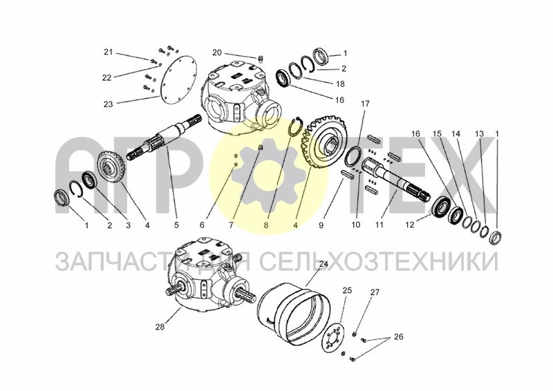 Чертеж GEARBOX