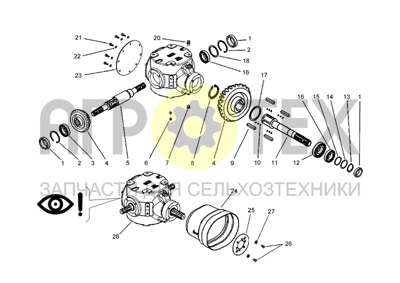 Чертеж GEARBOX